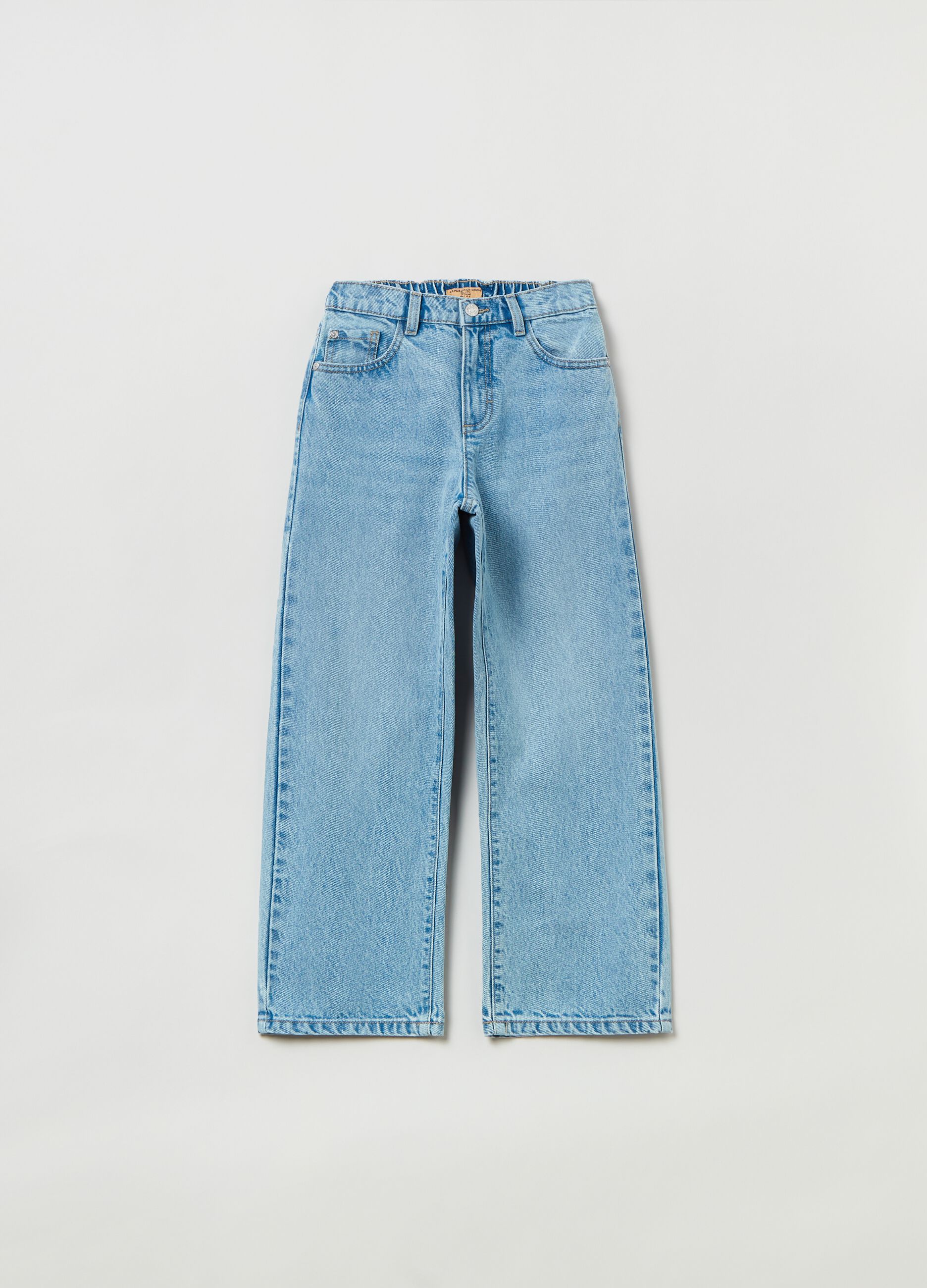 Culotte jeans with five pockets_0