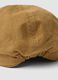 Brown pure cotton flat cap_2