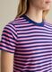 Pink and blue striped T-shirt with short sleeves_2