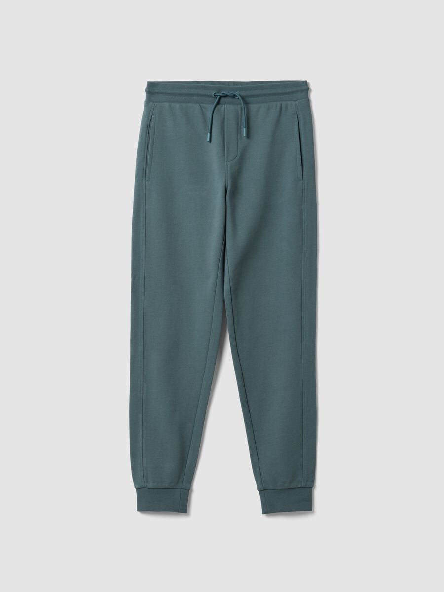 Blaue Jogginghose aus Bio-Baumwolle_0