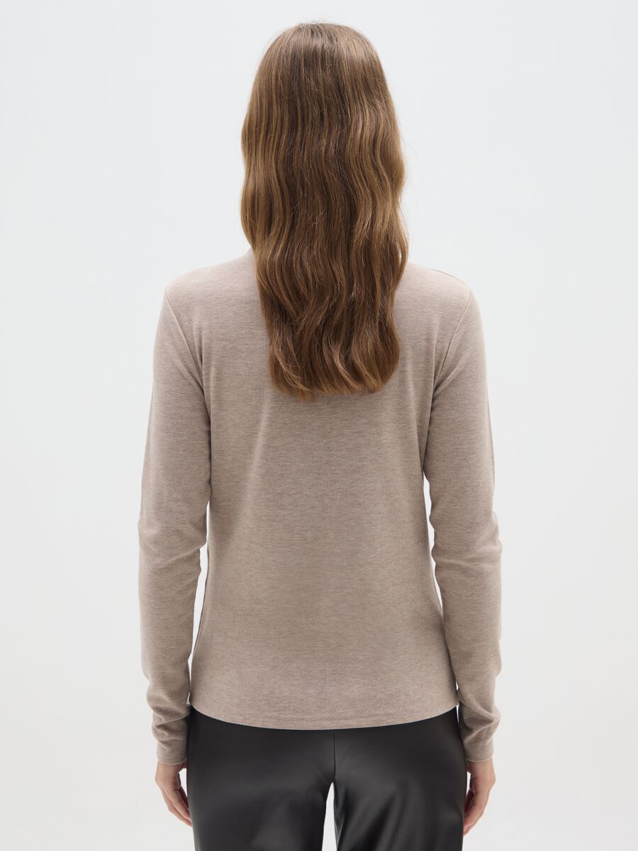 Beige Regular Fit Jumper_2