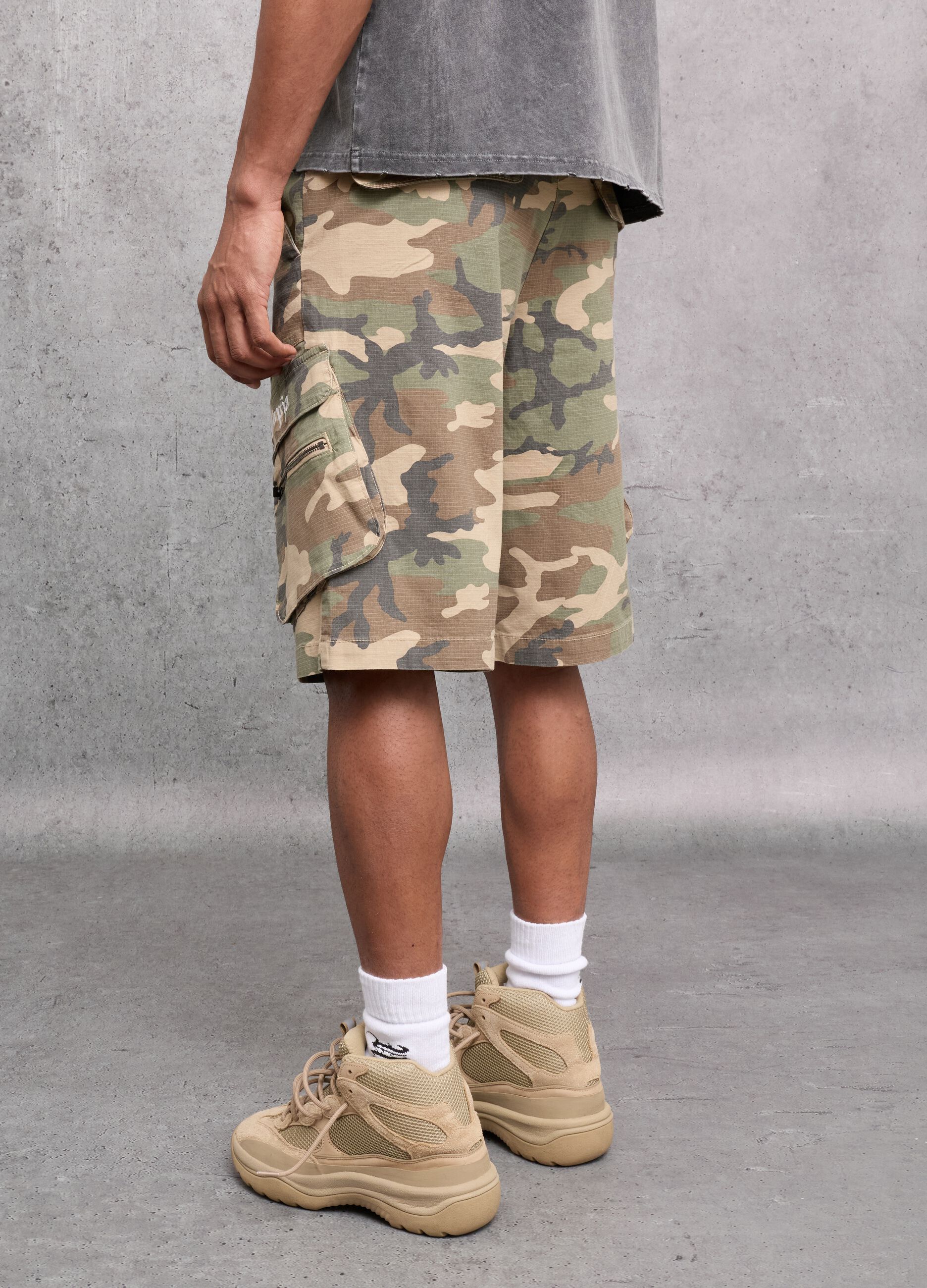 Camo Cargo Shorts