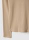 Langarmshirt aus reinem Baumwolle Beige Regular Fit_5