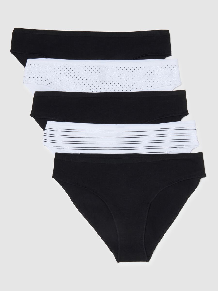 Multipack of stretch cotton multicolour regular fit briefs_0