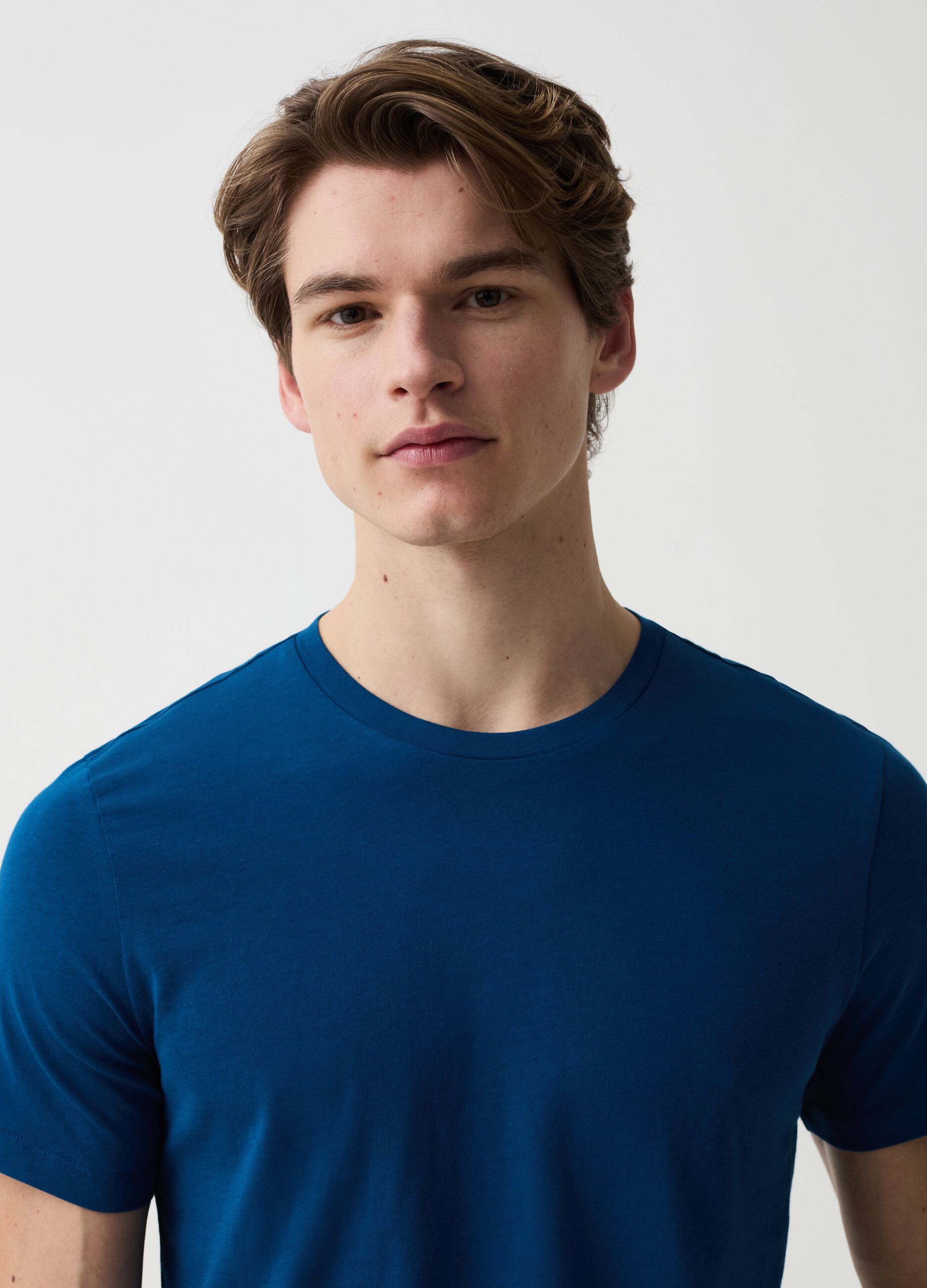 Two-pack T-shirts with round neck