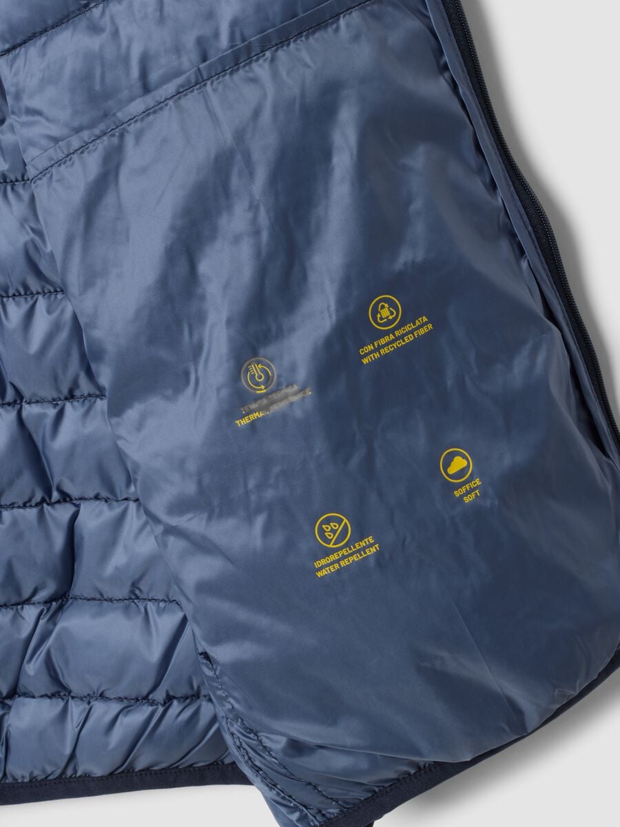Ultralight Steppweste in Blau mit Rei&szlig;verschluss_5