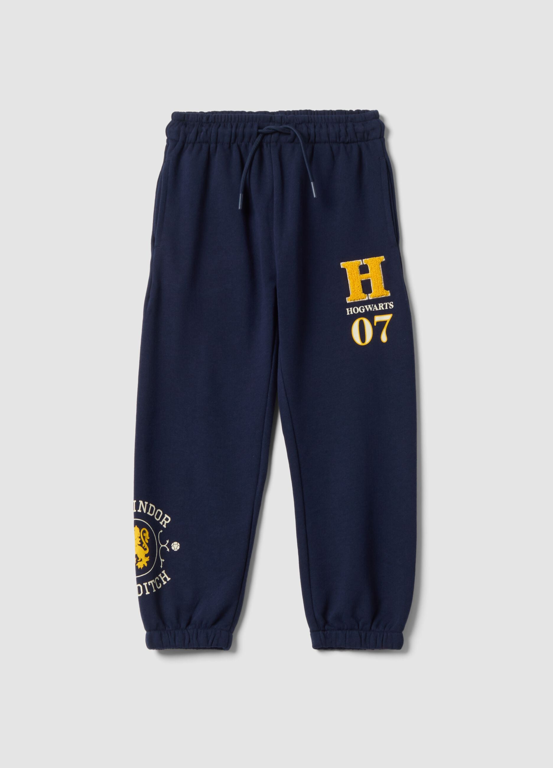 Blue cotton-blend Harry Potter joggers for boys