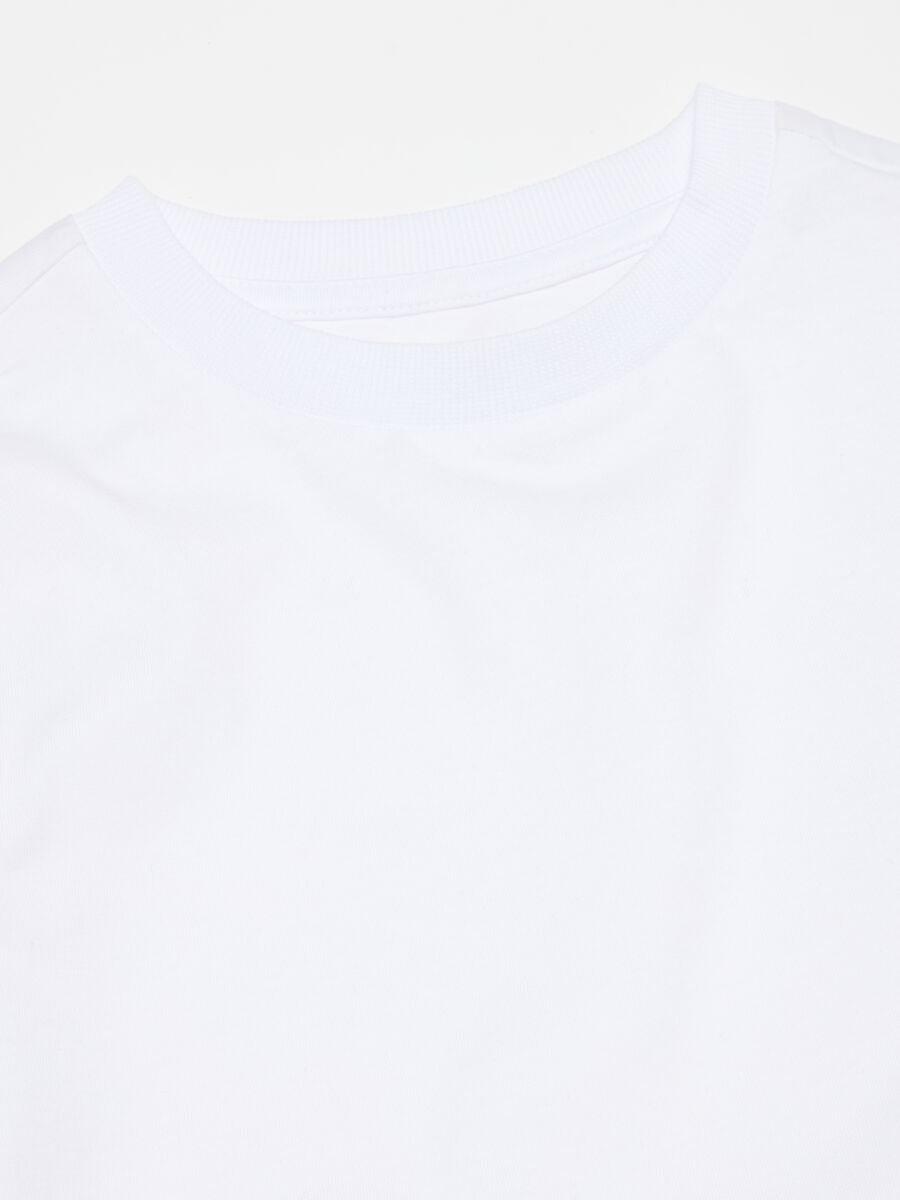 Camiseta de algodón color liso_2