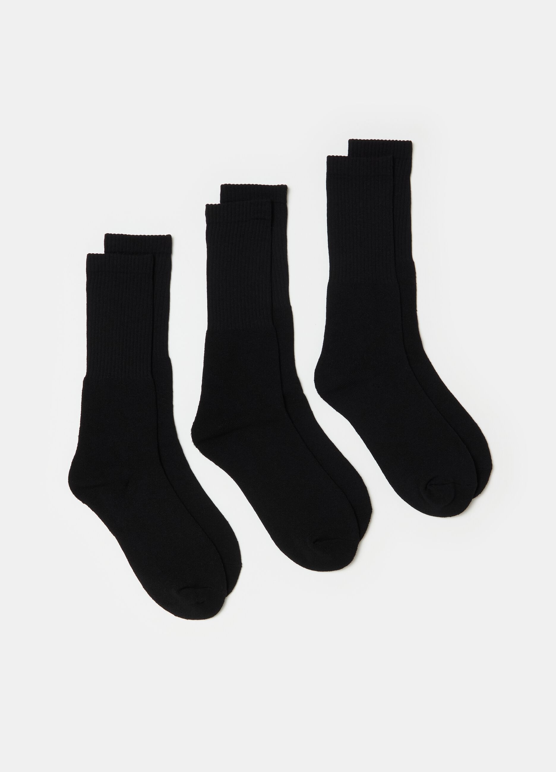 Three-pair pack midi tennis socks
