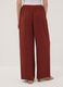 Red wide-leg trousers with elasticated waistband_2