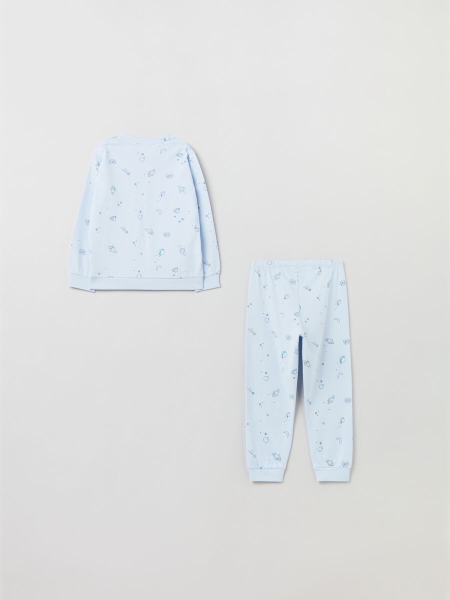 Cotton pyjamas with galaxy print_1