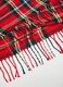 Multicolour check scarf with fringes_2