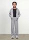 Grey organic cotton hooded sweatshirt_0
