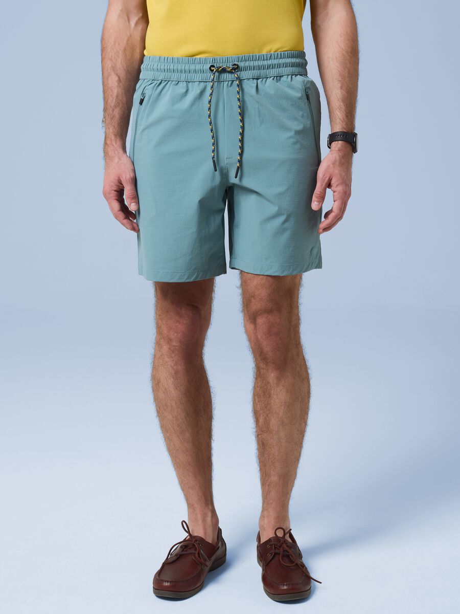 Gr&uuml;ne ALTAVIA SAILING Shorts aus Stretchgewebe_1
