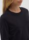 Girls' pure cotton black regular fit sweater_2