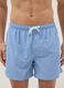Blue swim shorts with elasticated waist_1