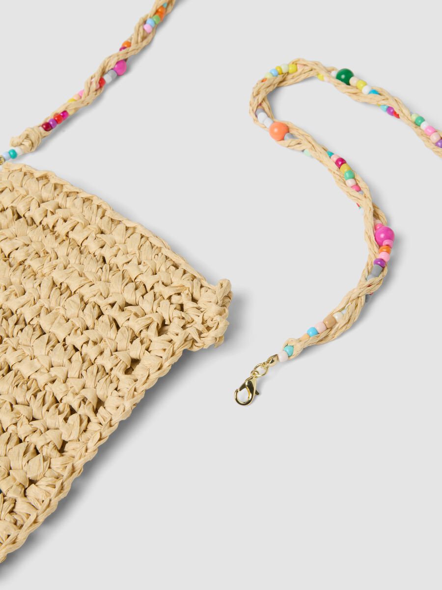Beige Handytasche aus reinem Papierfasergewebe_2