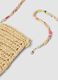 Beige phone pouch in pure paper-fibre fabric_2