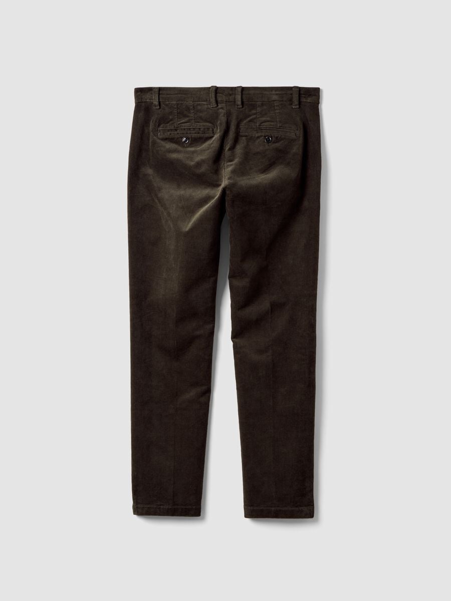 Gr&uuml;ne Chinohose aus Stretch-Baumwolle f&uuml;r Herren_2