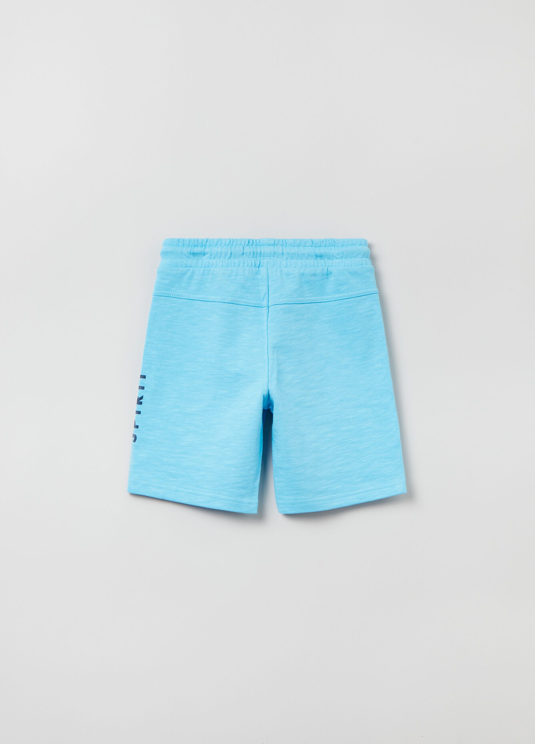 Cotton Bermuda shorts with Jeep print