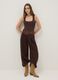 Brown fitted bodysuit with square neckline_1