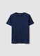 Blaues T-Shirt aus reinem Leinen mit kurzen &Auml;rmeln, Regular Fit_4