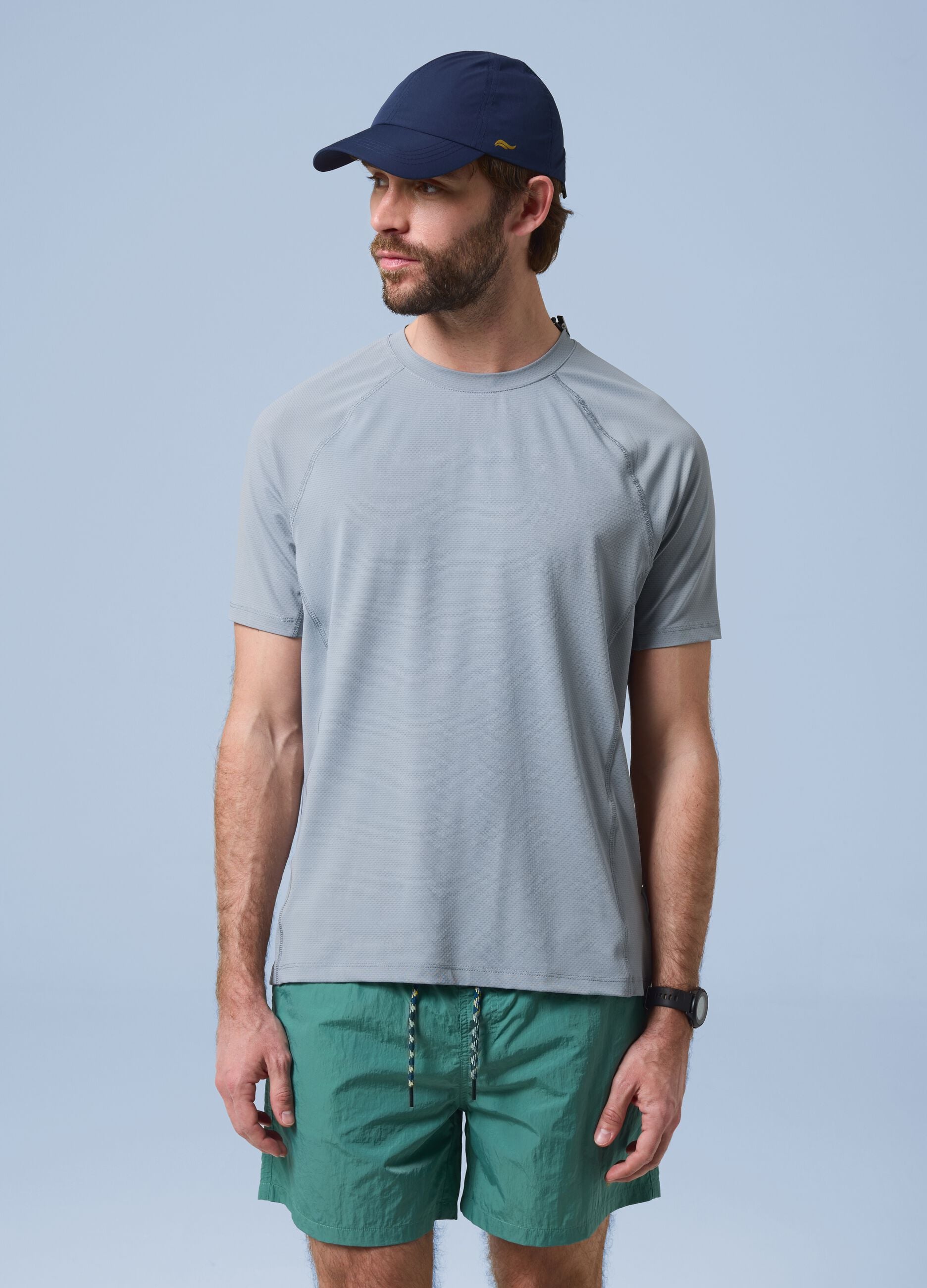 Grey ALTAVIA SAILING stretch T-shirt