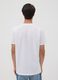 White pure cotton T-shirt with Simpsons print_3