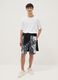 Boy's pure cotton shorts with multicolour print, regular fit_0