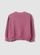 Sudadera morada de puro algod&oacute;n con estampado de estrella, corte regular para ni&ntilde;a_1