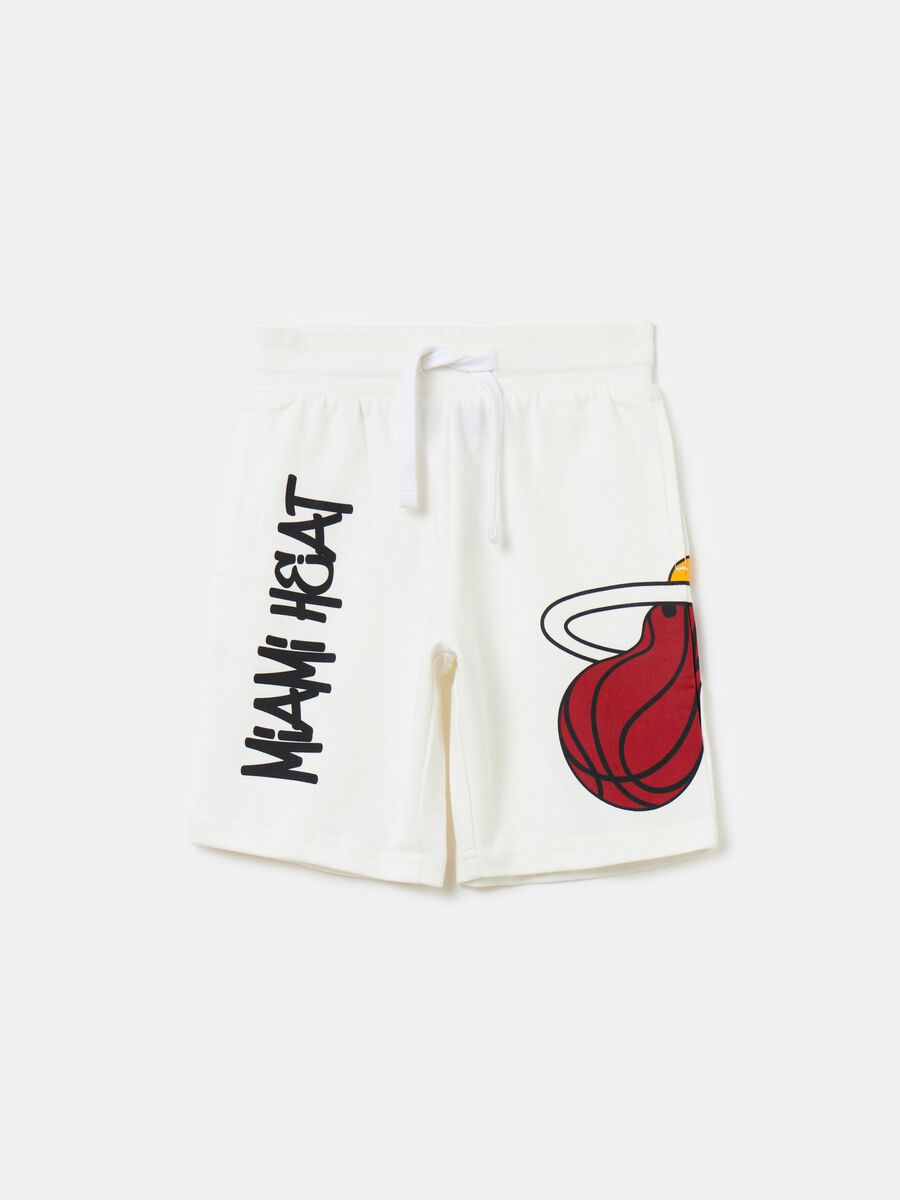 Shorts de tejido rizado NBA Miami Heat_0