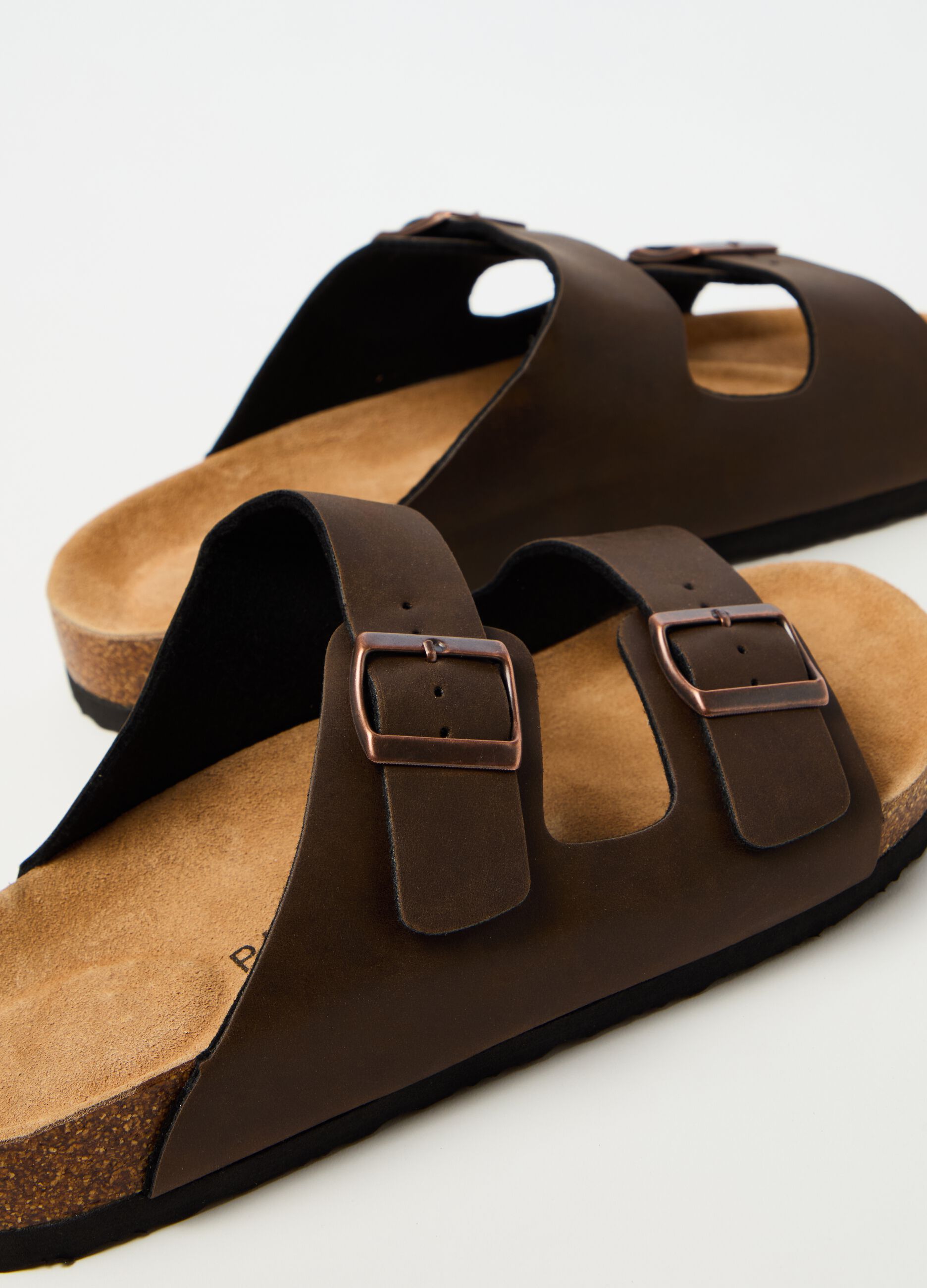Sandals with double band