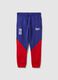 Multicolour cotton blend regular fit Everlast trousers_4