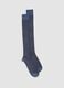 Long denim socks in stretch cotton_0