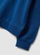 Blaues Rundhals-Sweatshirt aus 100 % Bio-Baumwolle_2