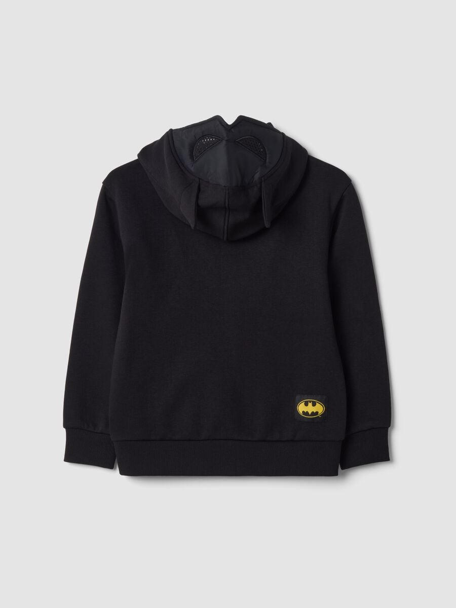 Black cotton-blend Batman print sweatshirt, regular fit_2