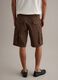 Braune Cargo-Shorts aus Stretch-Baumwolle, Regular Fit_2