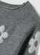 Grey wool-blend jumper with floral pattern, regular fit_5