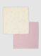 2-pack pink and white pure cotton baby girl blankets_0