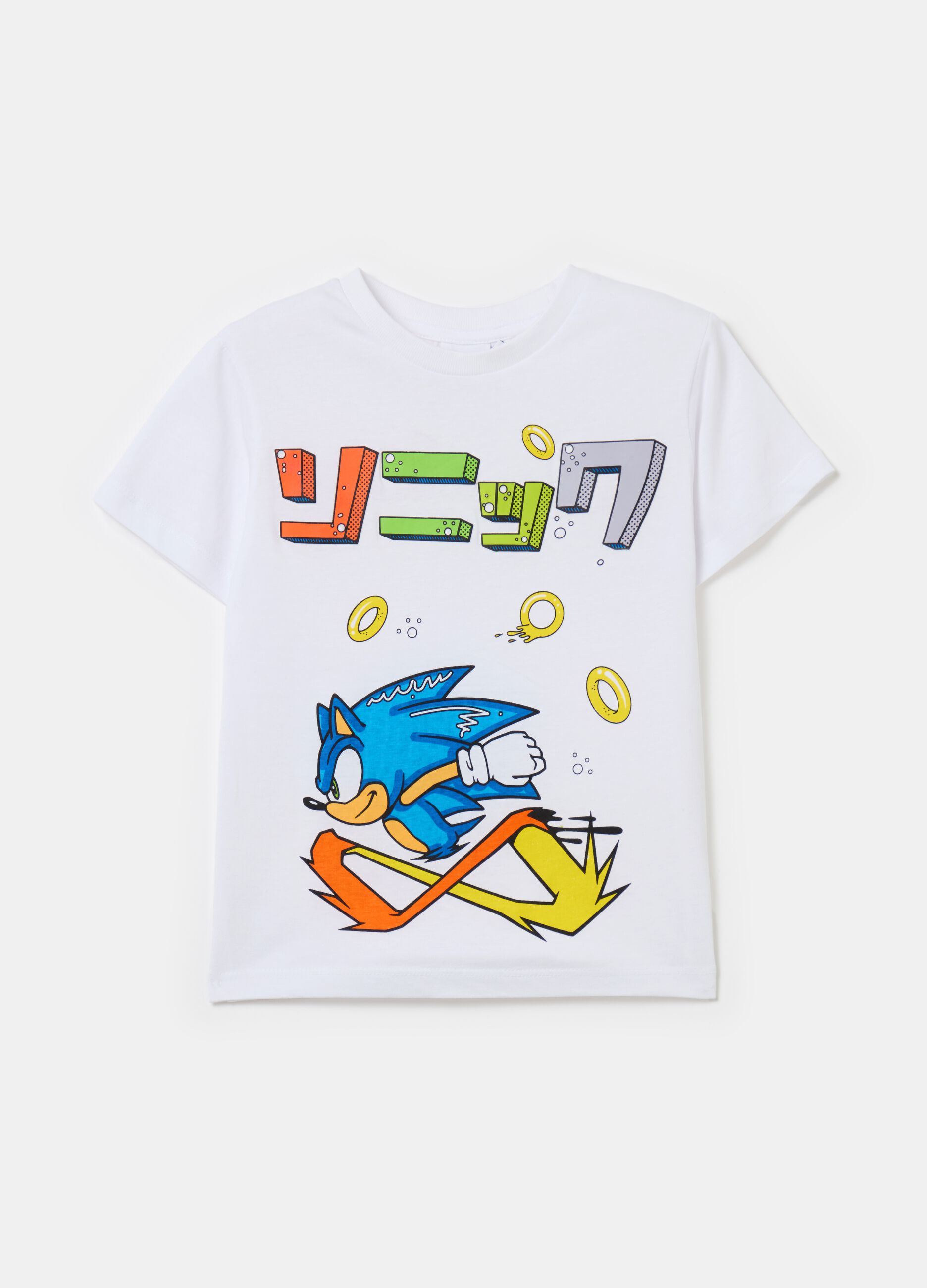 T-shirt in cotone con stampa Sonic™