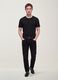 Black slim-fit jeans in cotton and viscose blend_0