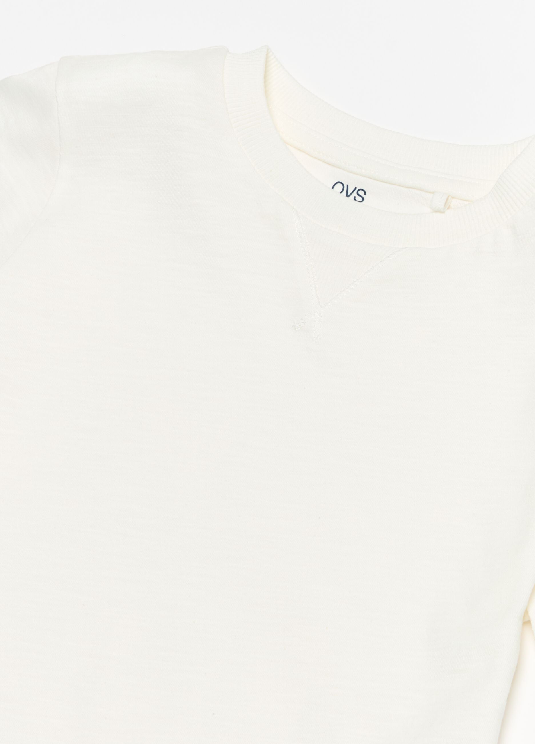 Cotton T-shirt with detail