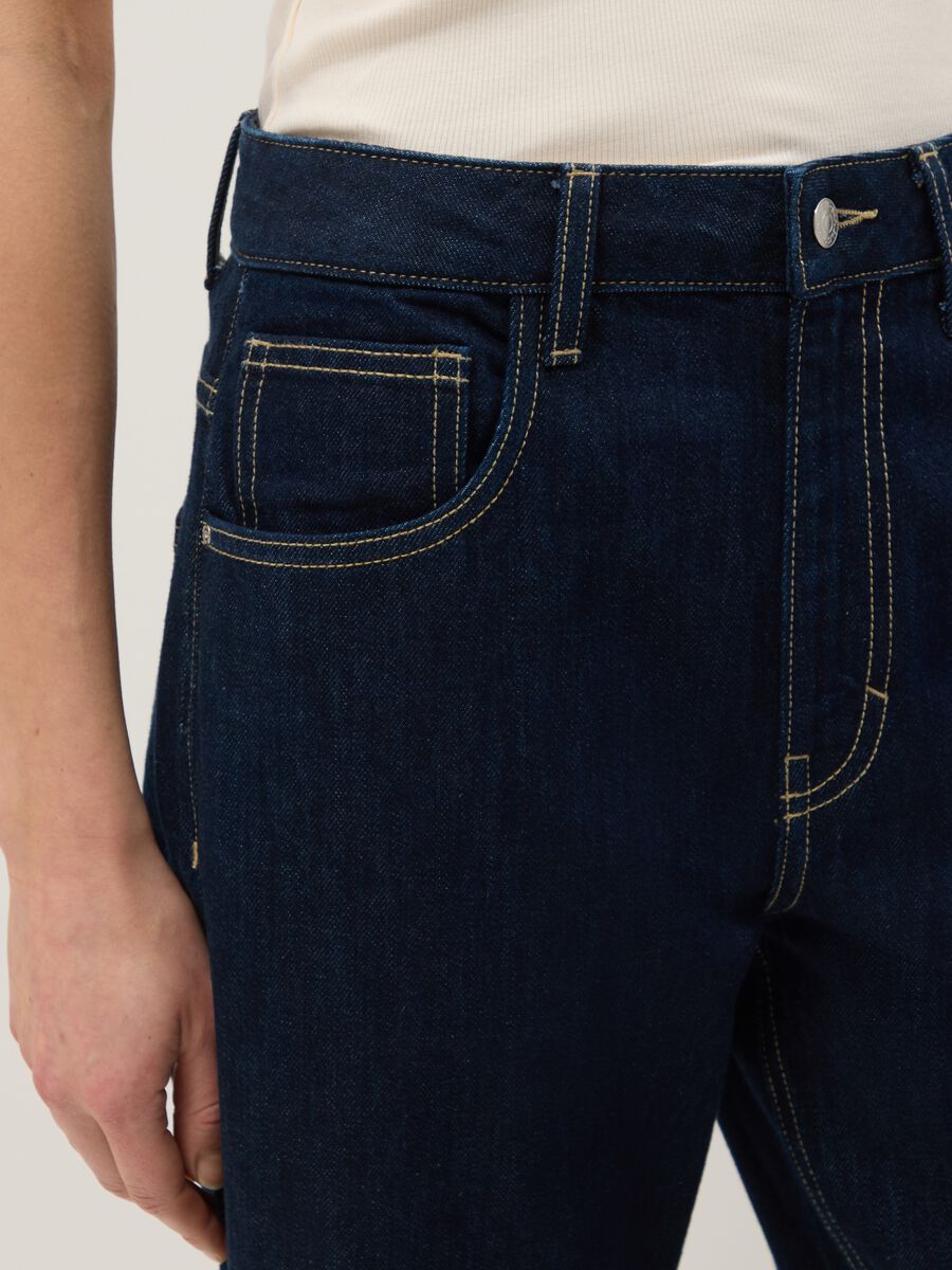 Pure cotton blue baggy fit jeans_3