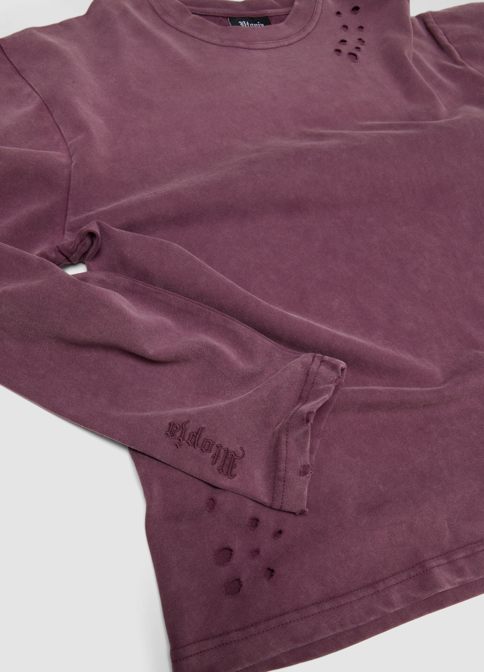 Double Longsleeve Sunfaded Burgundy