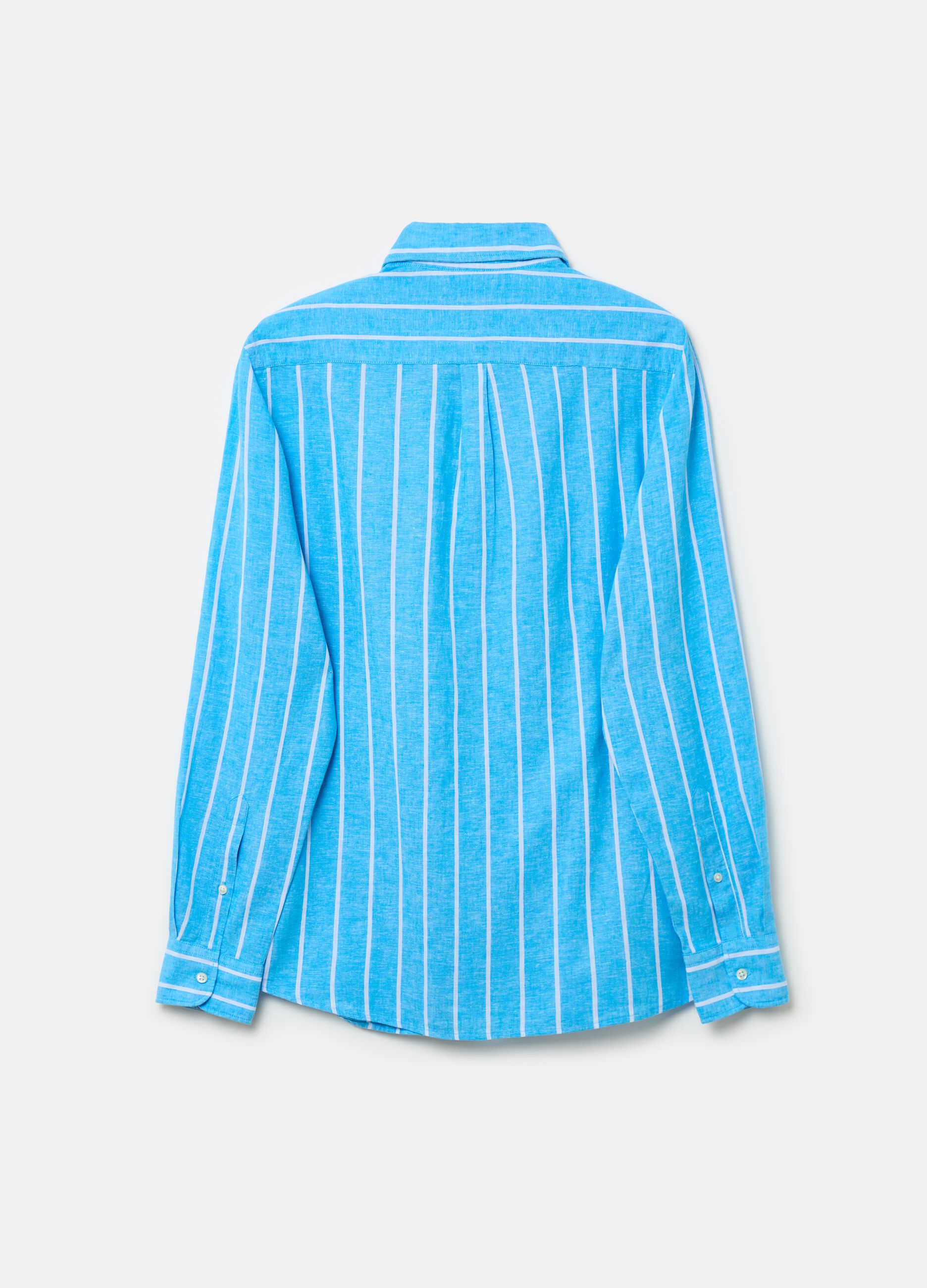 Regular-fit shirt with striped pattern