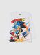 T-shirt with long sleeves and Sonic print_0