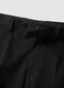 Black regular-fit formal trousers in stretch viscose_2