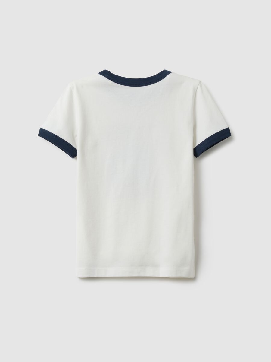 Multicolour fitted cotton T-shirt for girls_4