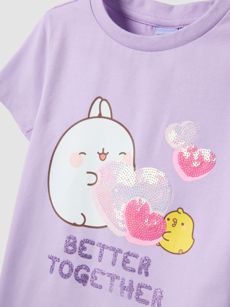 Ensemble multicolore en coton stretch pour fille_2