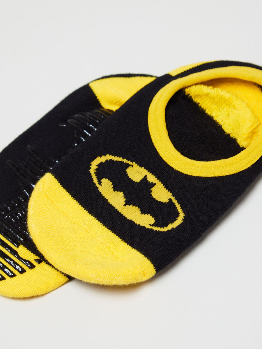 Two-pair pack slipper socks with Batman design_2